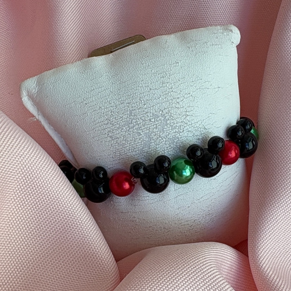 🟢 Disney Christmas Mickey Mouse Head Bracelet
